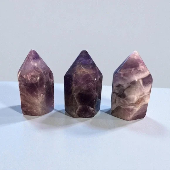 Natural Amethyst Crystal mini Tower Healing Stone Gemstone BOHO - Picture 1 of 1